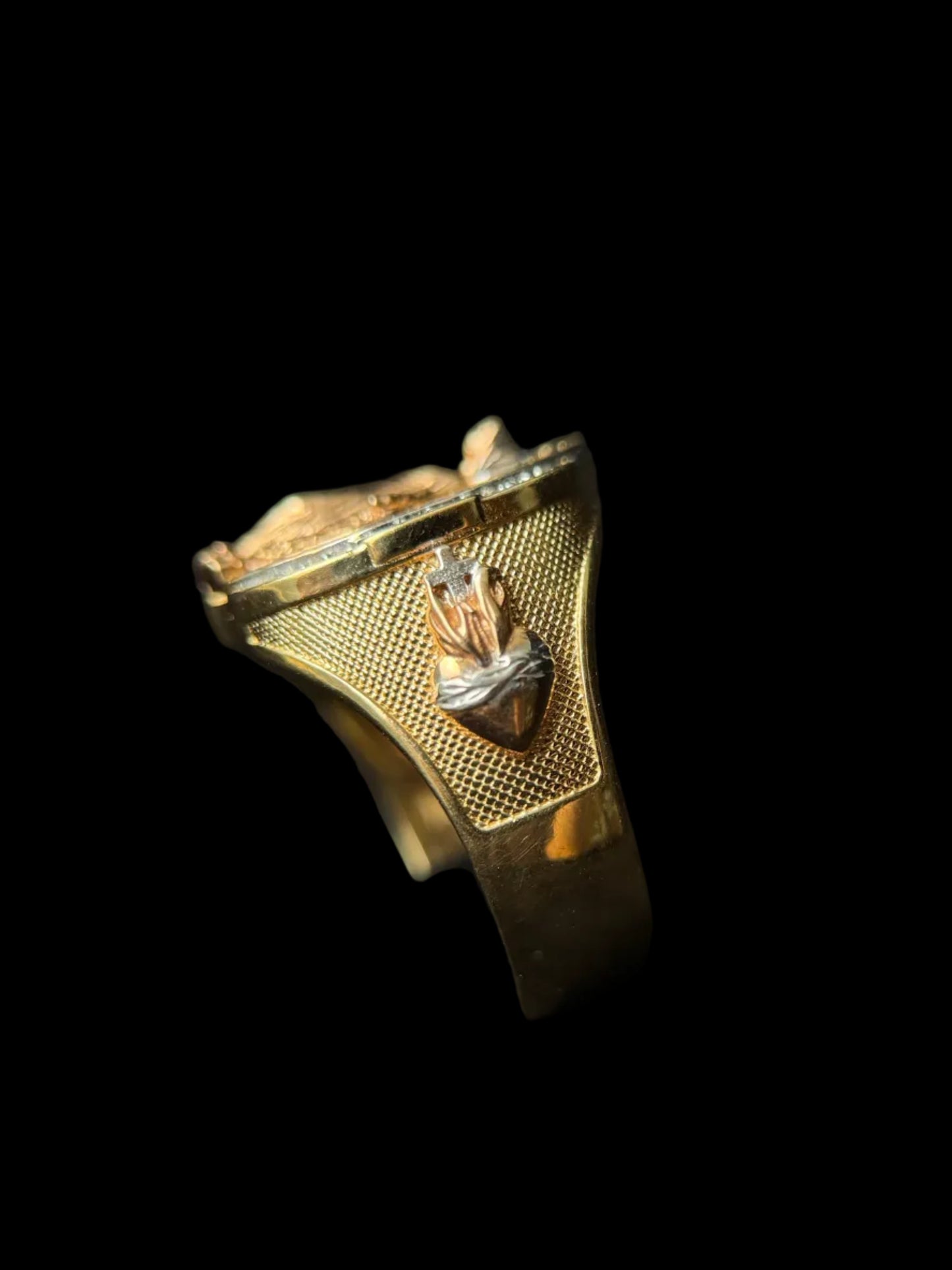anillo virgen milagrosa/10 g/ 3 oros.