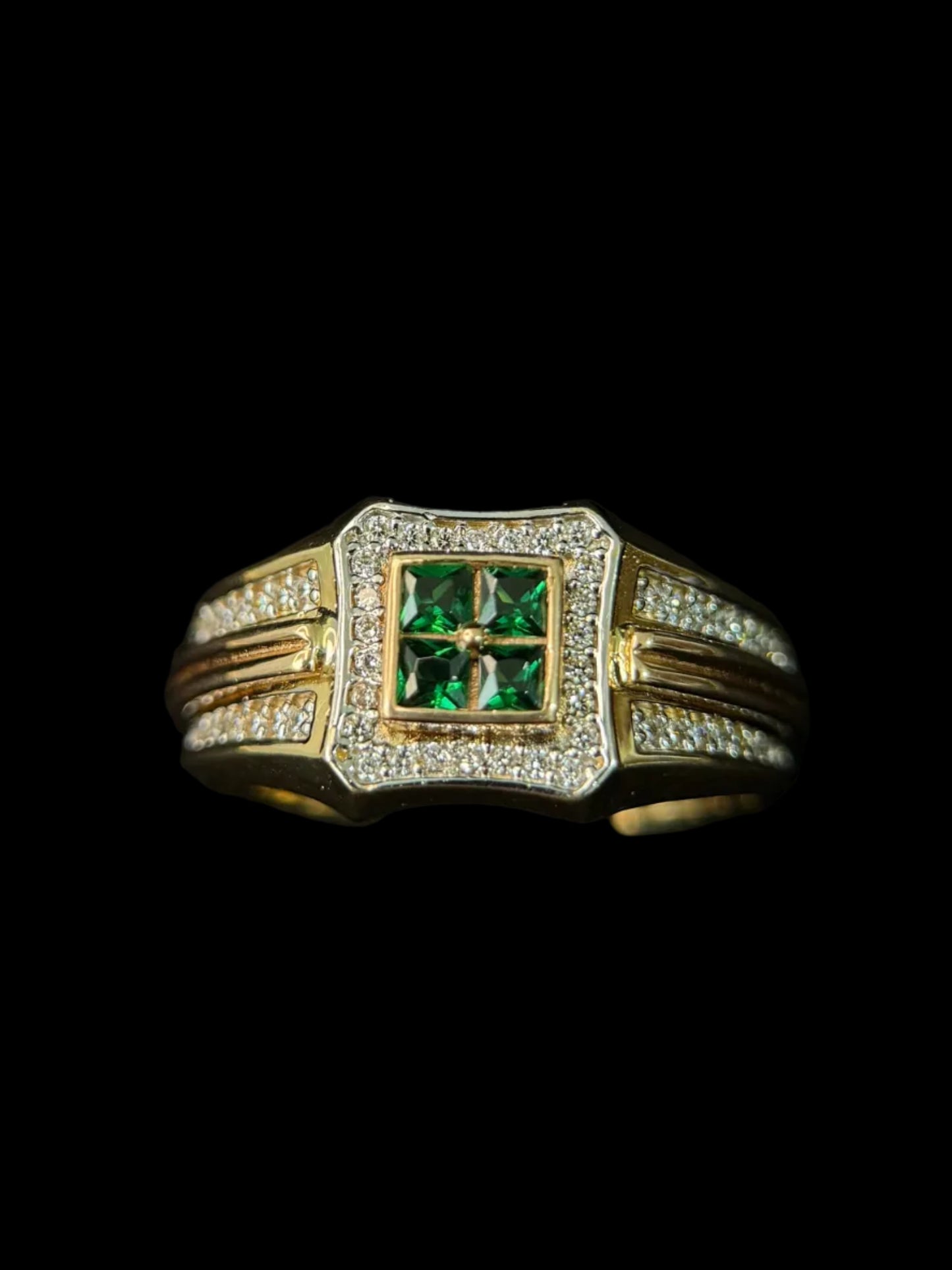 Anillo centro cuadradas/6.95g.